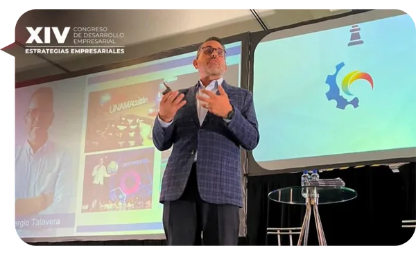 Sergio Talavera, conferencista para eventos corporativos sobre CARISMAnagement