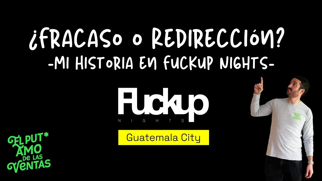 Diego Enríquez Beltranena en Fuckup Nights Guatemala